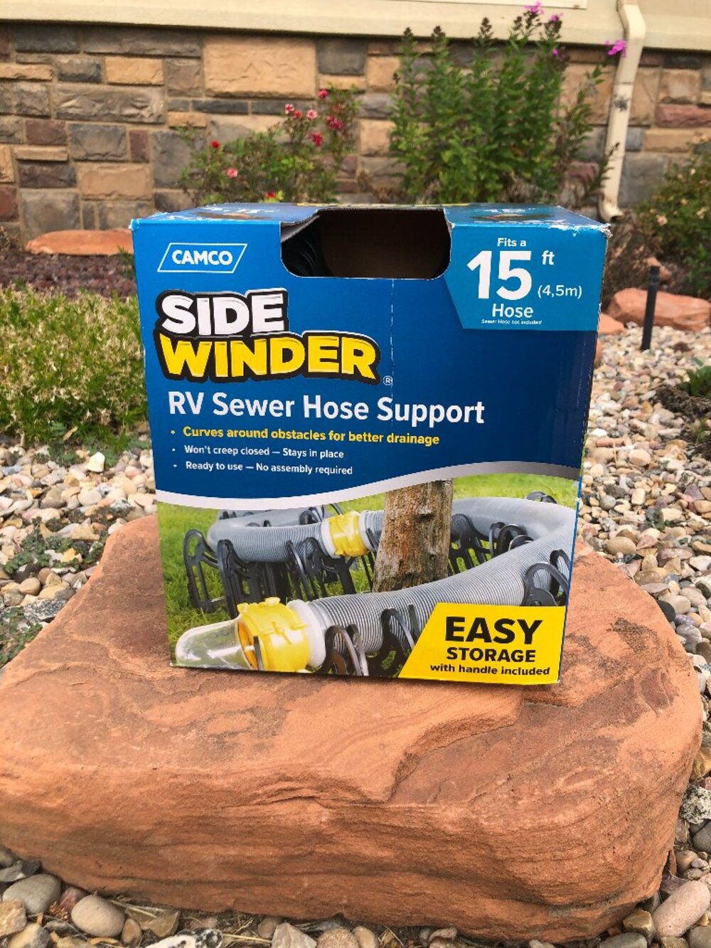 15 Ft Sidewinder RV Sewer Hose Support – New in Original Box | No Assembly Requi